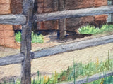 Original Watercolor Painting of the Mesa Verde Museum by Barbara S. Anderson