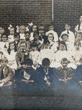 Vintage / Antique American Elementary School Class Photograph Teacher with 41 Students