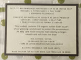 Pottery Barn Green Polka Dot Twin Sheet Set (new in package)