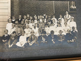 Vintage / Antique American Elementary School Class Photograph Teacher with 41 Students