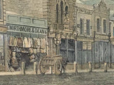 Antique Print The Bee Hive Beehive Corner Adelaide South Australia “Rundle Street, North Corner”