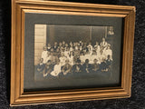 Vintage / Antique American Elementary School Class Photograph Teacher with 41 Students