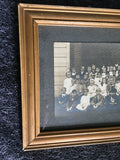 Vintage / Antique American Elementary School Class Photograph Teacher with 41 Students
