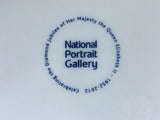 Queen Elizabeth II Diamond Jubilee Commemorative Plate - profile silhouette