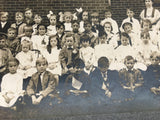 Vintage / Antique American Elementary School Class Photograph Teacher with 41 Students