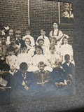 Vintage / Antique American Elementary School Class Photograph Teacher with 41 Students