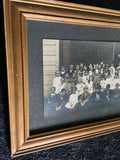 Vintage / Antique American Elementary School Class Photograph Teacher with 41 Students