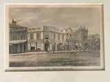 Antique Print The Bee Hive Beehive Corner Adelaide South Australia “Rundle Street, North Corner”