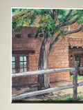 Original Watercolor Painting of the Mesa Verde Museum by Barbara S. Anderson