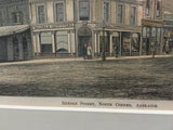 Antique Print The Bee Hive Beehive Corner Adelaide South Australia “Rundle Street, North Corner”