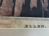 ELLEN Antique American Lithograph by Nathaniel Currier 1845 published in New York