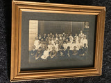 Vintage / Antique American Elementary School Class Photograph Teacher with 41 Students
