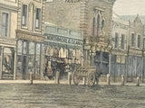 Antique Print The Bee Hive Beehive Corner Adelaide South Australia “Rundle Street, North Corner”