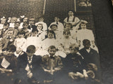 Vintage / Antique American Elementary School Class Photograph Teacher with 41 Students