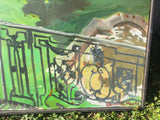 Dumbarton Oaks Garden Painting by Caroline Heald - the Fountain Terrace