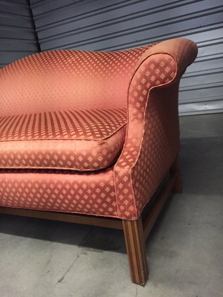 Chippendale camelback loveseat deals