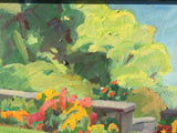 Dumbarton Oaks Garden Painting by Caroline Heald - the Fountain Terrace