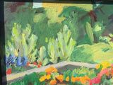 Dumbarton Oaks Garden Painting by Caroline Heald - the Fountain Terrace