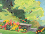Dumbarton Oaks Garden Painting by Caroline Heald - the Fountain Terrace