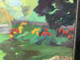 Dumbarton Oaks Garden Painting by Caroline Heald - the Fountain Terrace