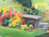Dumbarton Oaks Garden Painting by Caroline Heald - the Fountain Terrace