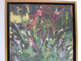 Columbines Flowers Marjorie Grigonis Original Painting 20th c. American - framed