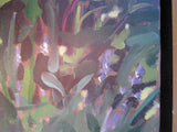 Columbines Flowers Marjorie Grigonis Original Painting 20th c. American - framed