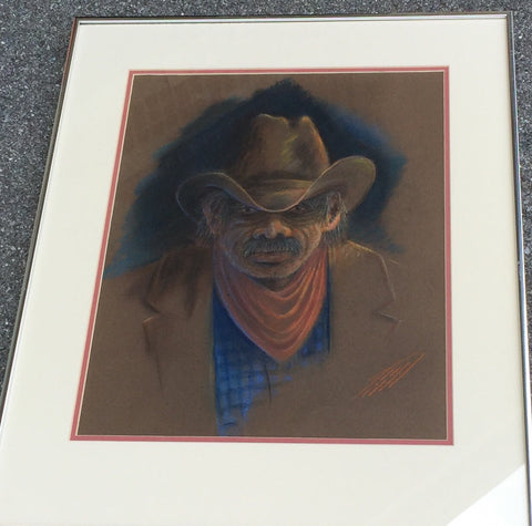 Cowboy Portrait Original Art The American West by Robert Trau