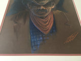 Cowboy Portrait Original Art The American West by Robert Trau