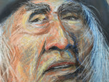 Indian Scout or Cowboy Portrait Original Art by Robert Trau The American West
