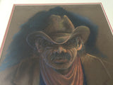 Cowboy Portrait Original Art The American West by Robert Trau