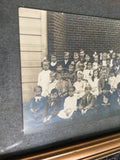 Vintage / Antique American Elementary School Class Photograph Teacher with 41 Students