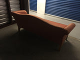 Elegant Formal Vintage Classic Chippendale Camelback Sofa