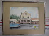 Historic Sibley’s General Store Mathews, VA Original Watercolor GLADYS HAMMOND
