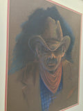 Cowboy Portrait Original Art The American West by Robert Trau